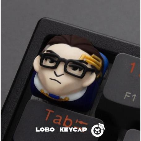 Lobo Chamber Valorant Agent Theme Artisan Keycaps Resin Keycap