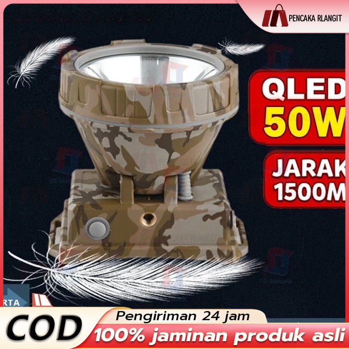 Senter Kepala Cas Dony Ms 309 Sobig 30 Watt 30w 30 w Qled Led t6 Murah Super Terang Murah Sintar Don