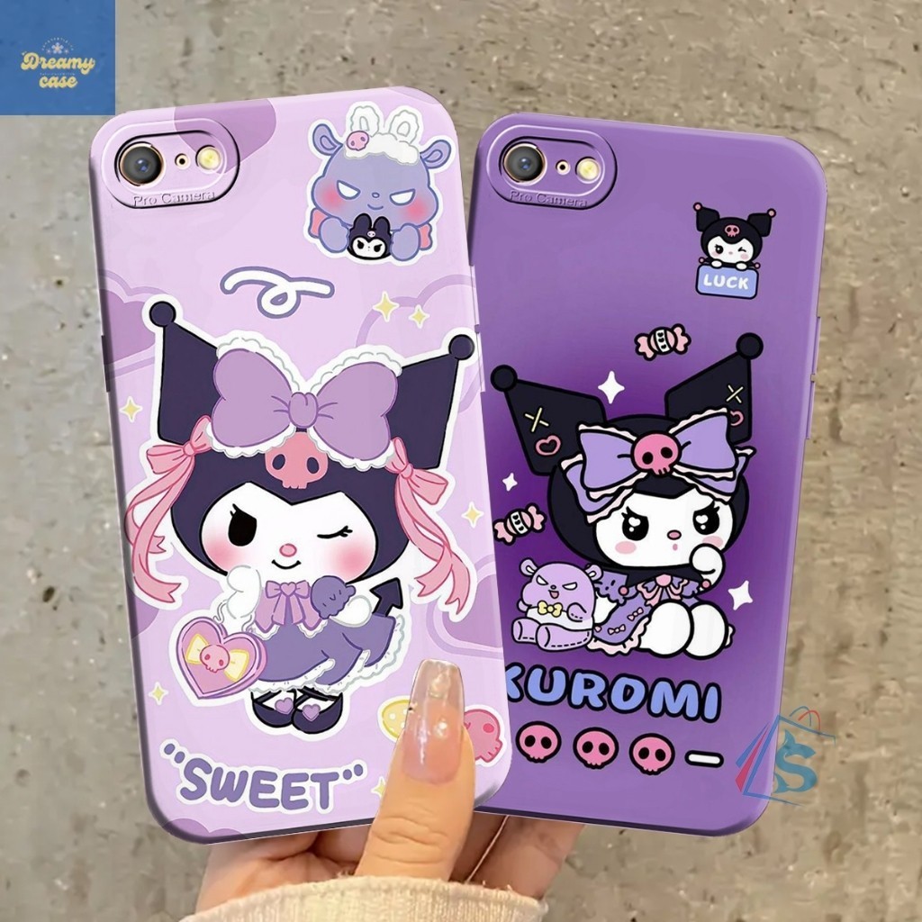Softcase OPPO A83 A71 F1S A37 A39 A57 2018 Motif Kuromi Cute Kekinian - Case Oppo - Kesing Oppo - Si