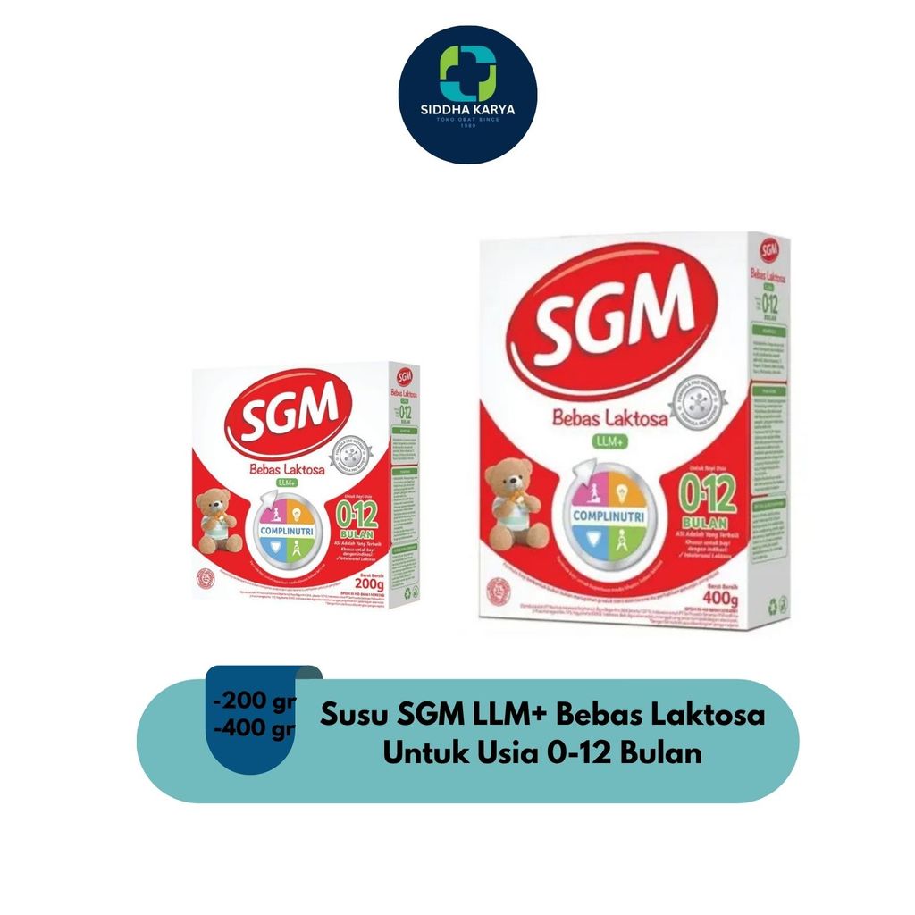 Susu SGM LLM+ Bebas Laktosa 200gr 400gr
