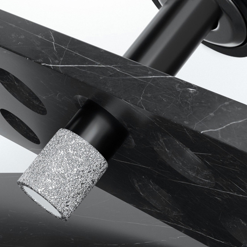 Mata Bor Batang Heksagonal Brazing Alat Kering Mata Bor Ubin Keramik Marmer