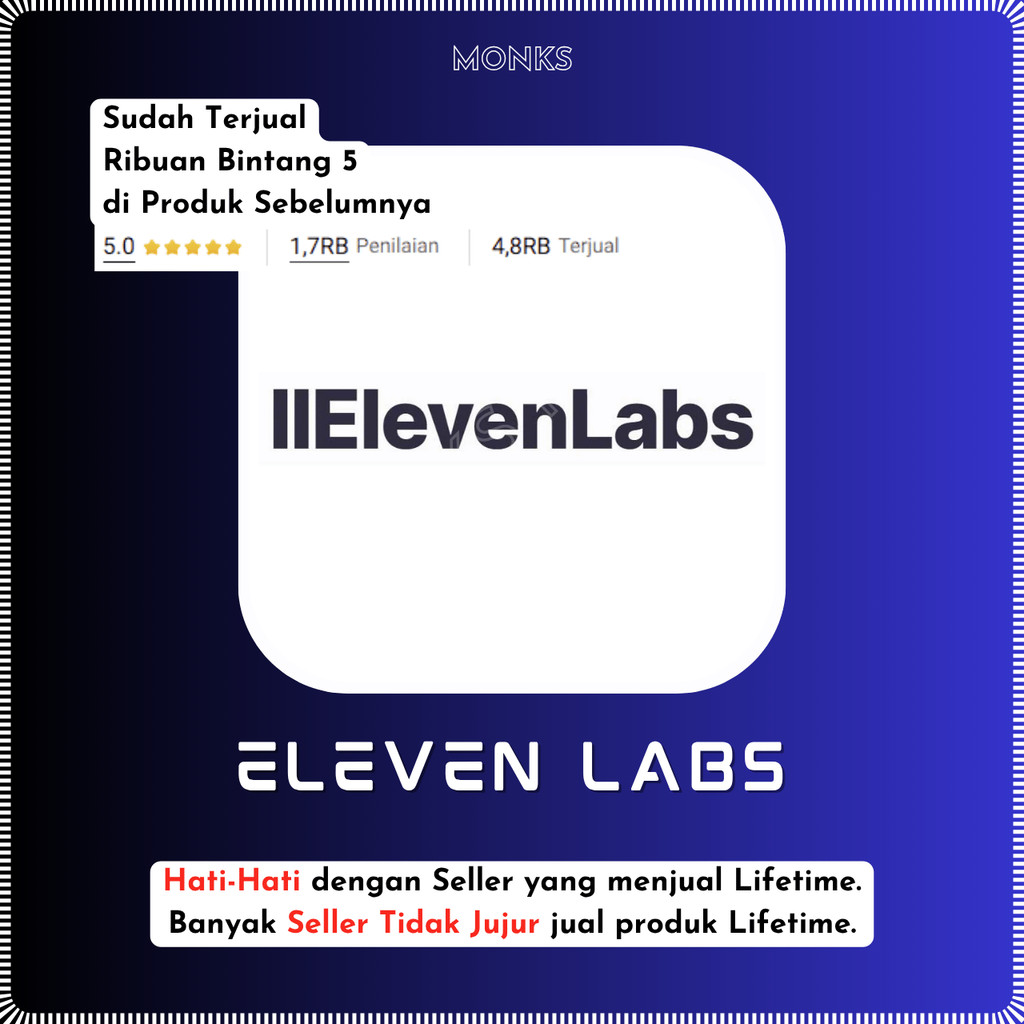 ElevenLabs Creator 3 Bulan Private Monks