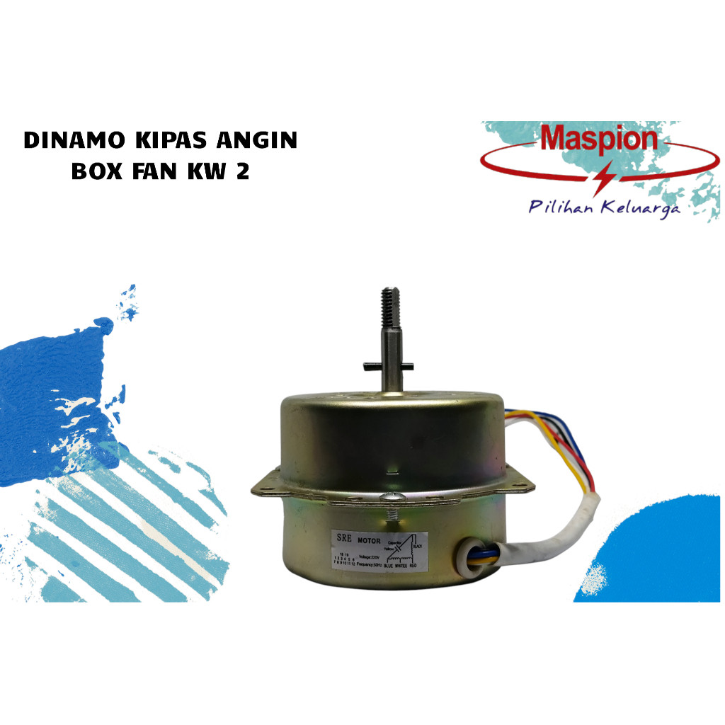 DINAMO KIPAS ANGIN KOTAK MASPION ALUMINIUM DINAMO KIPAS ANGIN BOXFAN DINAMO BOX FAN