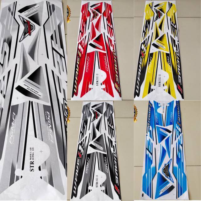 striping list body HONDA SUPRA X 125 WAVE 125i VARIASI THAILAND THAILOOK MOTHAI