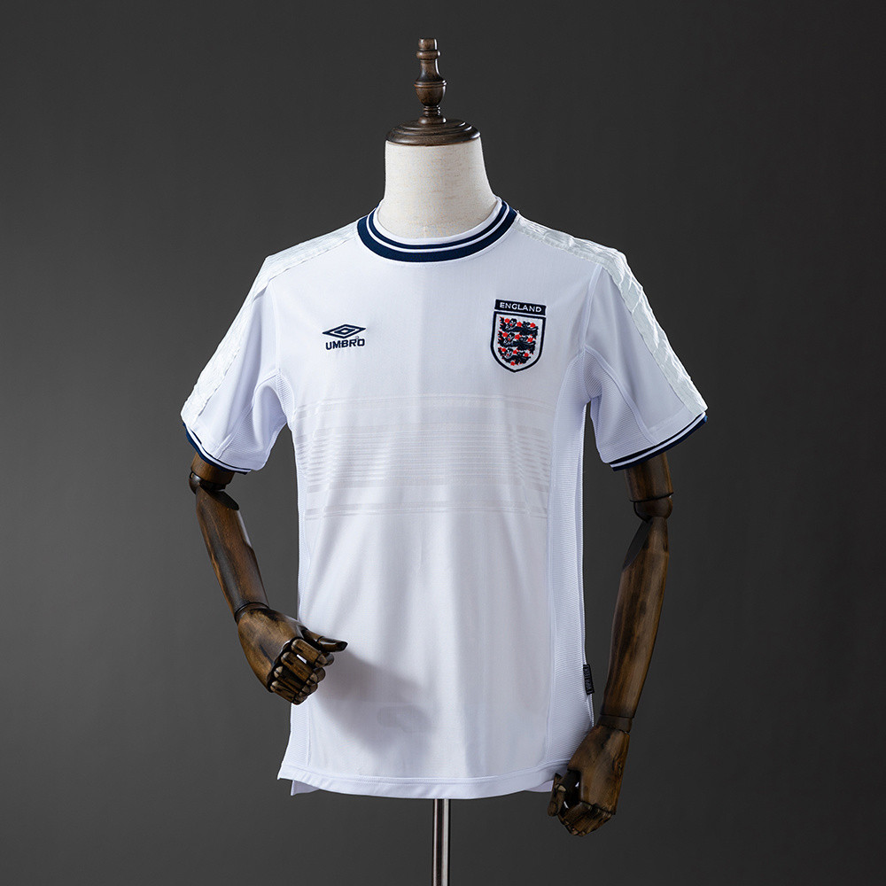 Jersey Retro 2000 England home T shirt pria