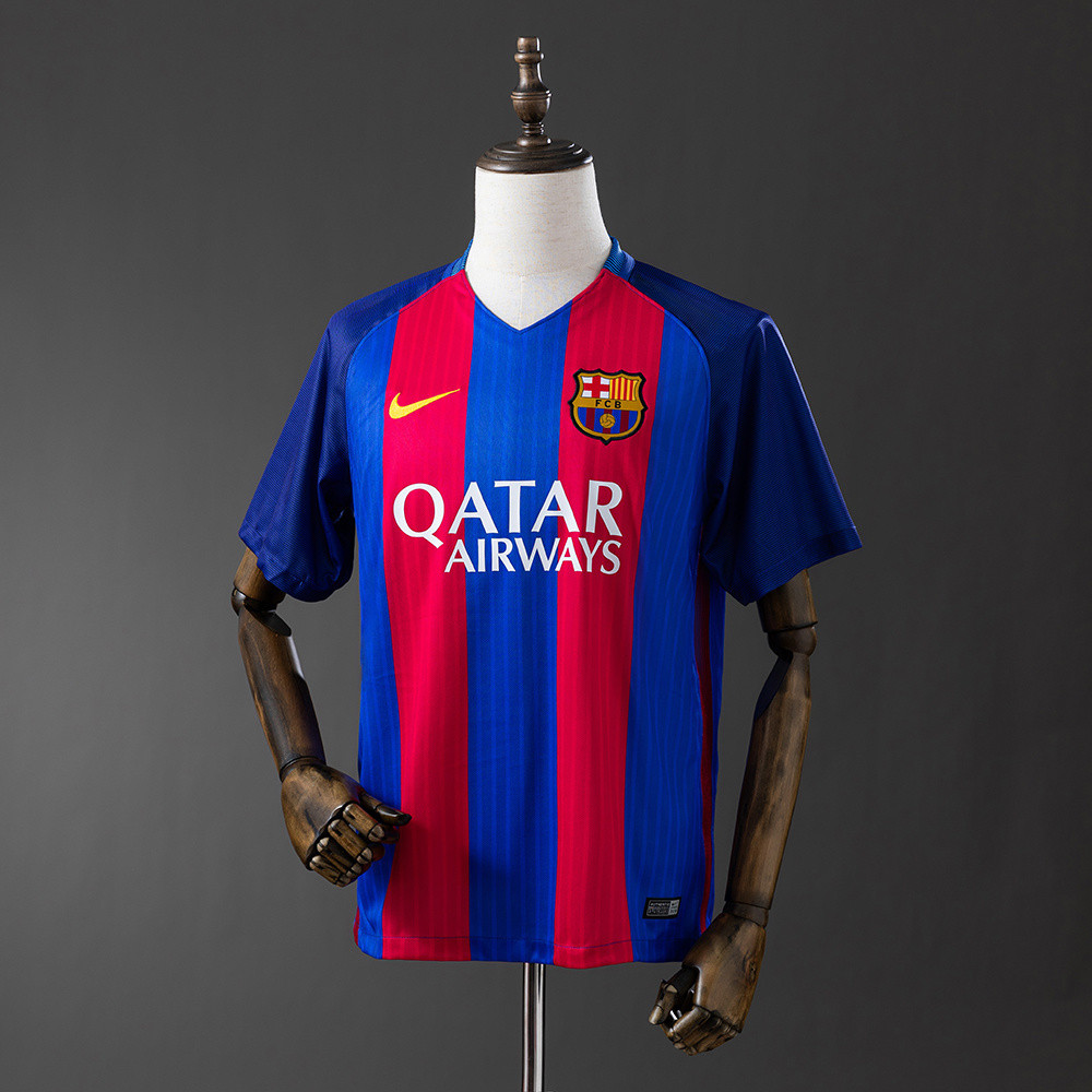 Jersey Retro Barcelona 16/17 home T shirt pria