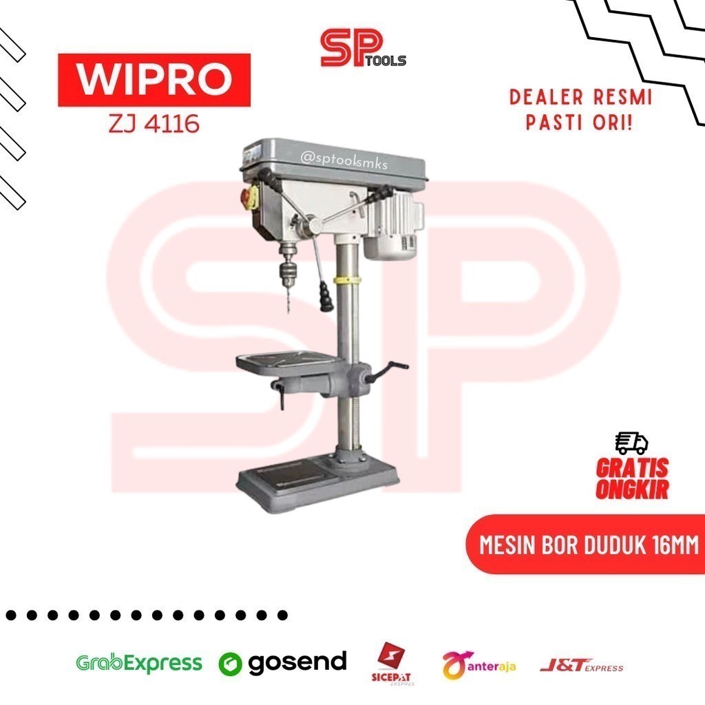 MESIN BOR DUDUK 16MM 16 MM / BENCH DRILL WIPRO ZJ4116 ZJ 4116