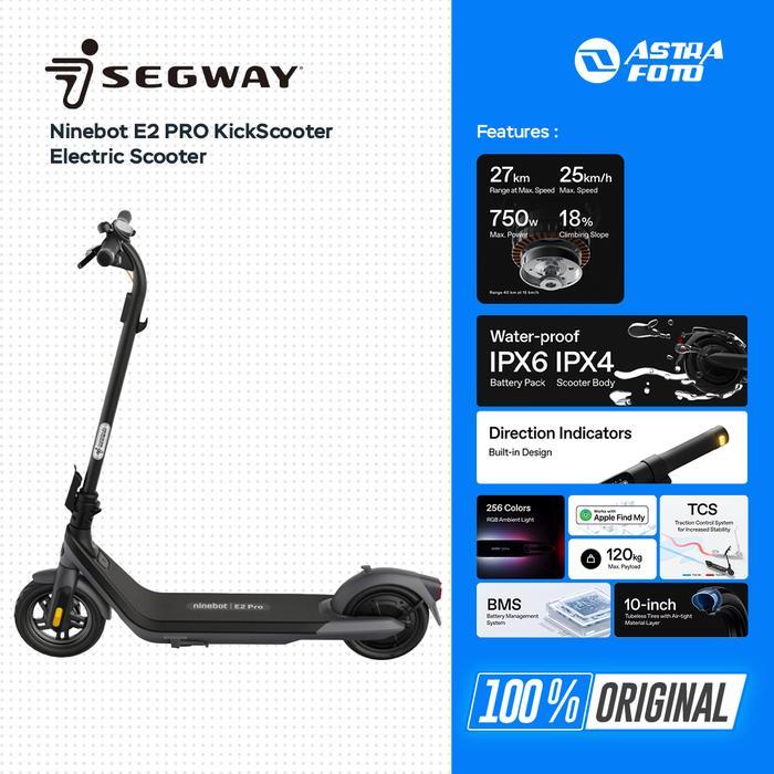 SEGWAY Ninebot E2 PRO KickScooter Electric Scooter Skuter Listrik