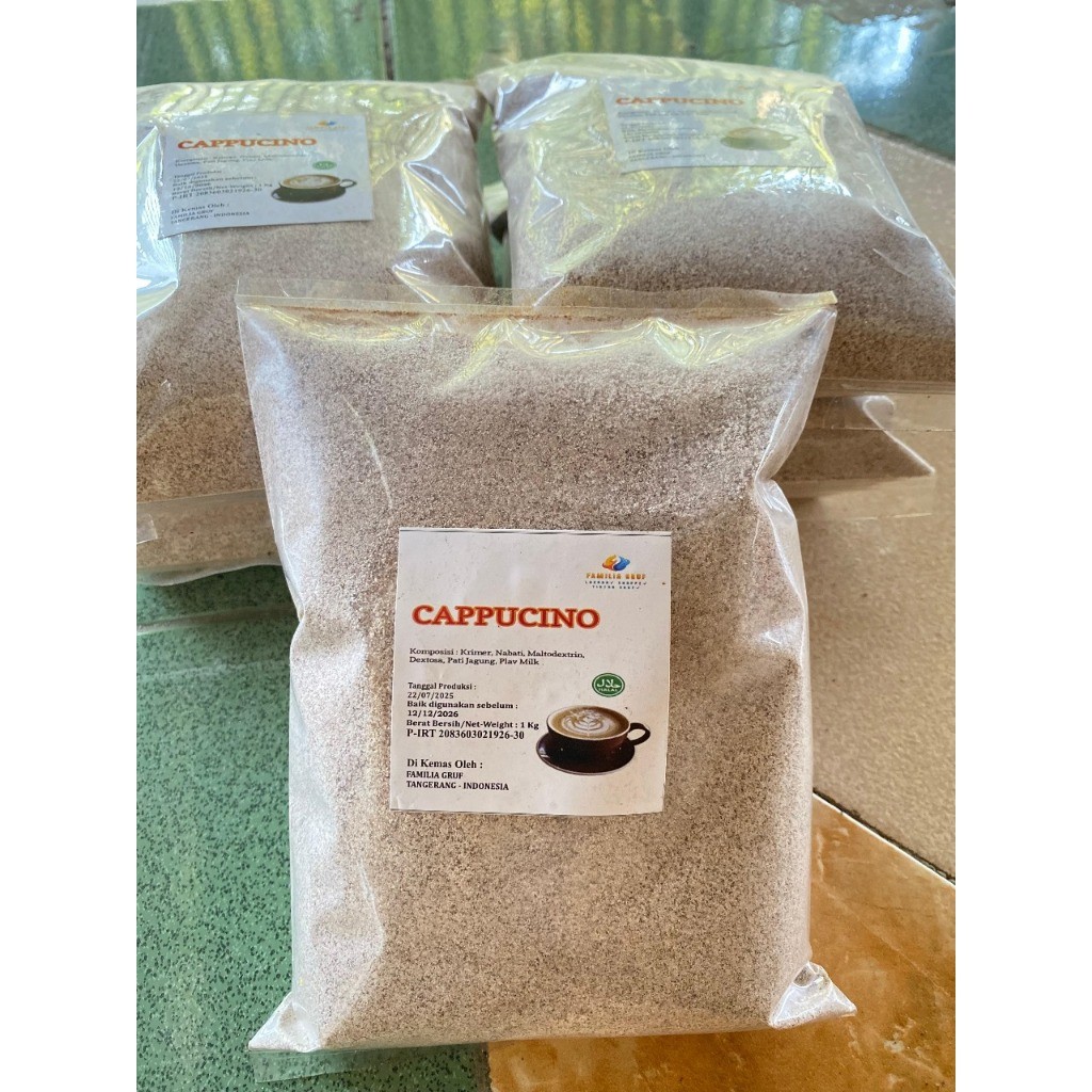 Capucino Cincau Bubuk 1 Kg Enak Dan Terjangkau || Bubuk Minuman Capucino Cincau 1 Kg Untuk Jualan