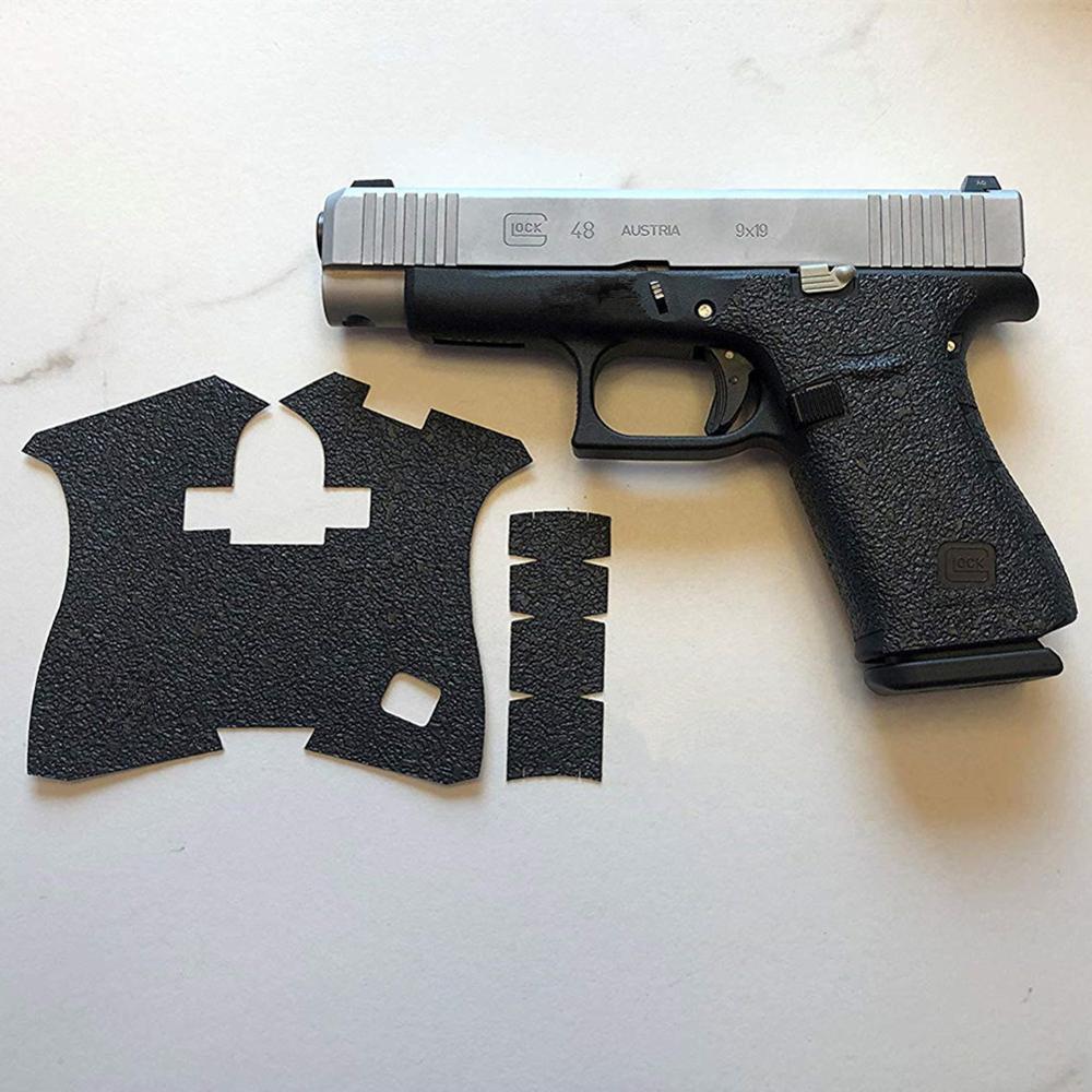 Rubber Texture Grip Wrap Custom for Glock 43 43X 48 Pistol Hand Frame Adhesive Tape 9mm Grip Extensi