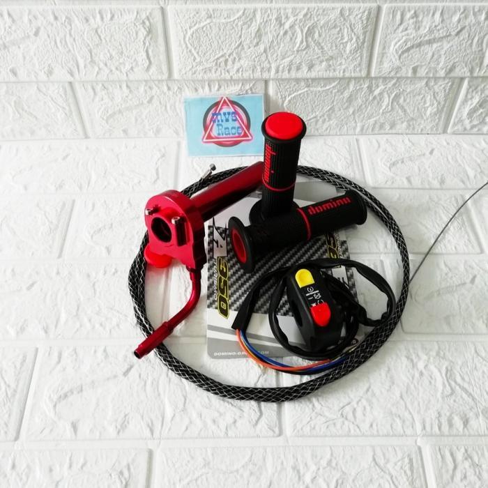 Gas Spontan 1 Kabel + Handgrip + Saklar kanan = Scorpio Z, F1ZR. Satria FU, Byson, Vixion Old, Rx - 