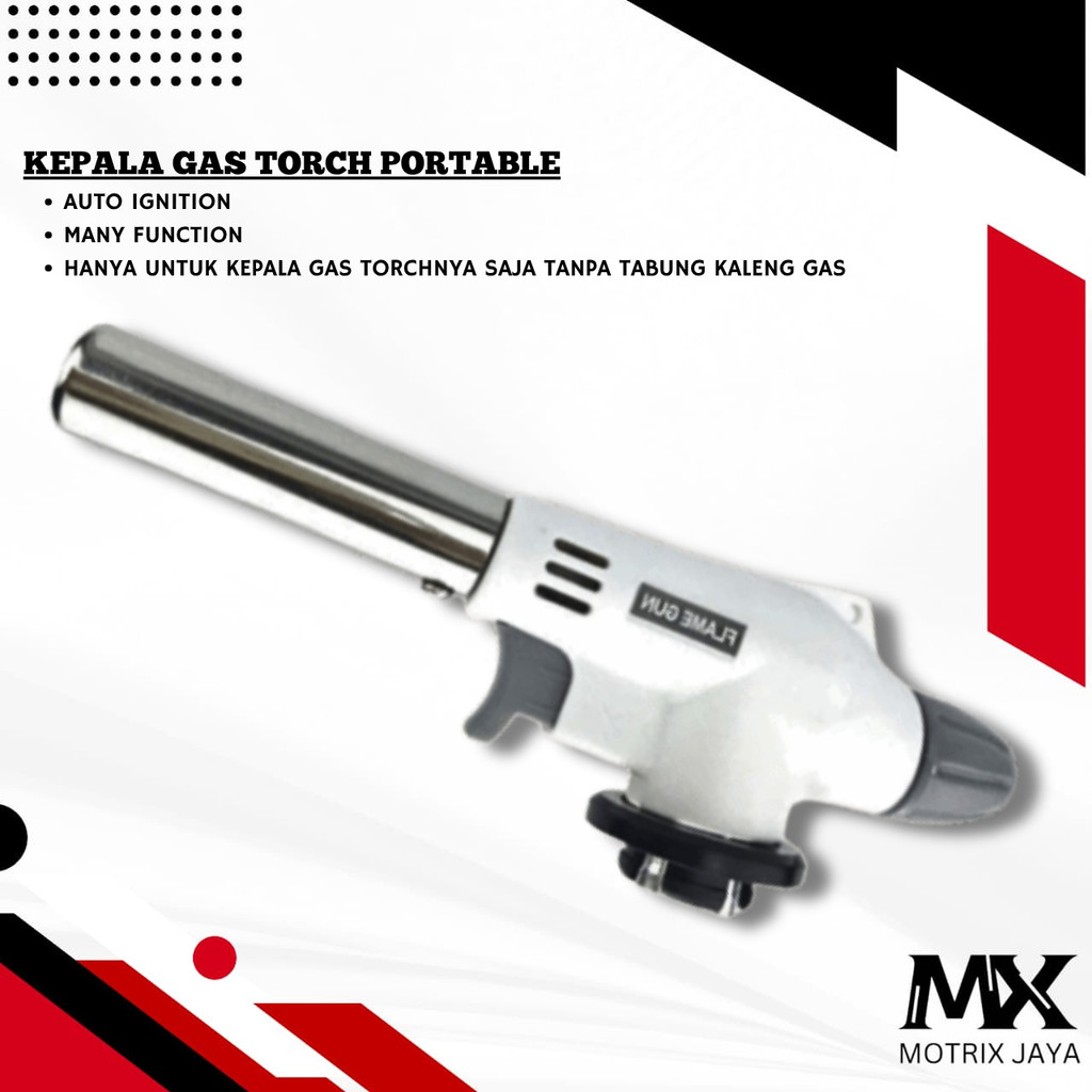 KEPALA TORCH GAS  KEPALA TORCH KALENG PORTABLE GAS -MX