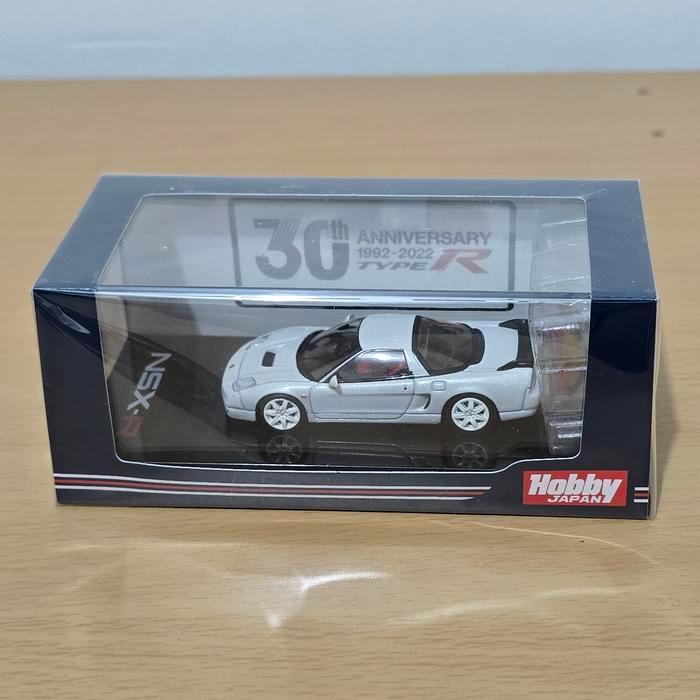 HJ64 Hobby Japan HJ642015APW Honda NSX R Pearl White Diecast Koleksi Mobil Mainan Mini Scale 1/64 Ho