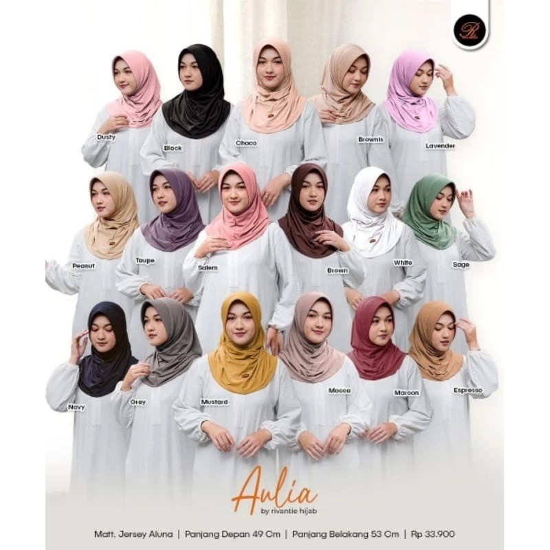 RIVANTIE HIJAB AULIA - BERGO AULIA JERSEY