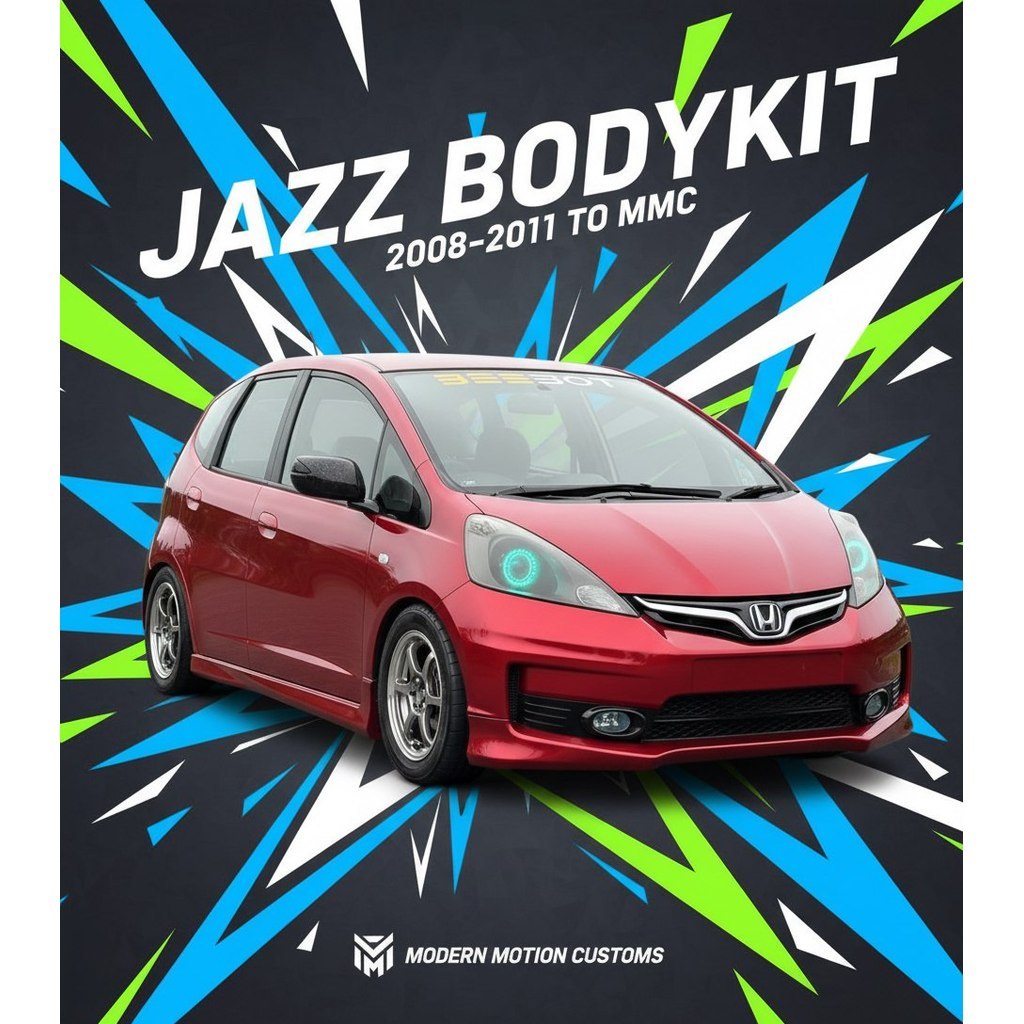 bumper /bemper jazz Bumper Jazz GE8 Bodykit Honda Jazz GE8 Upgrader MMC Tanpa Ganti Lampu 2008-2011