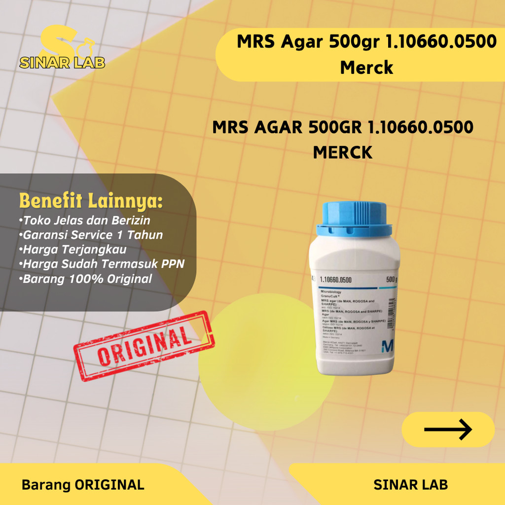 Merck MRS Agar 500gr Original