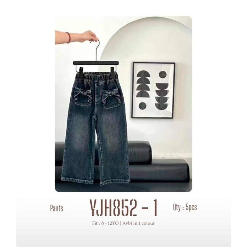 Celana Jeans Kulot Retro anak art.852