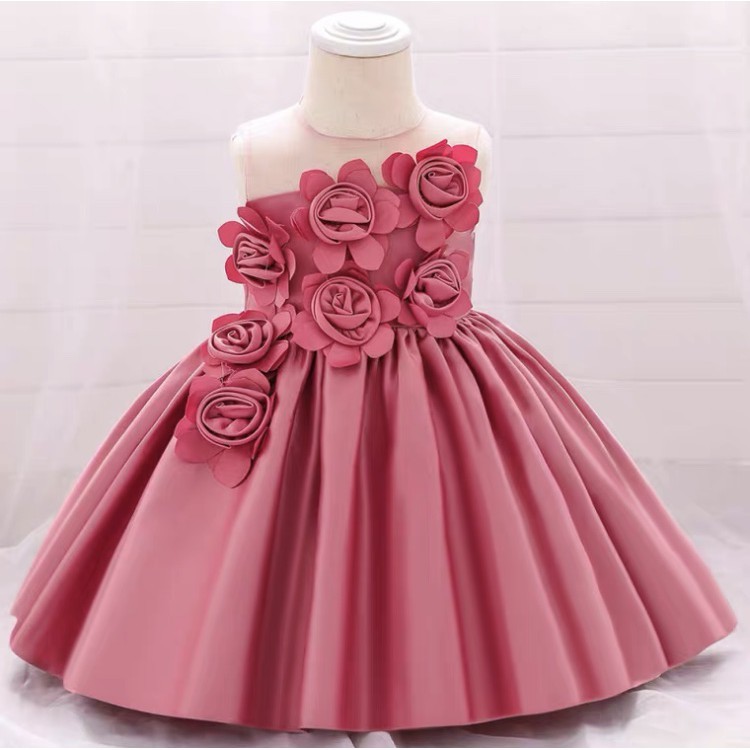 Dress Pesta Anak Perempuan Import Gaun Anak Perempuan Import Pesta Gaun Pesta Anak Perempuan Mewah I