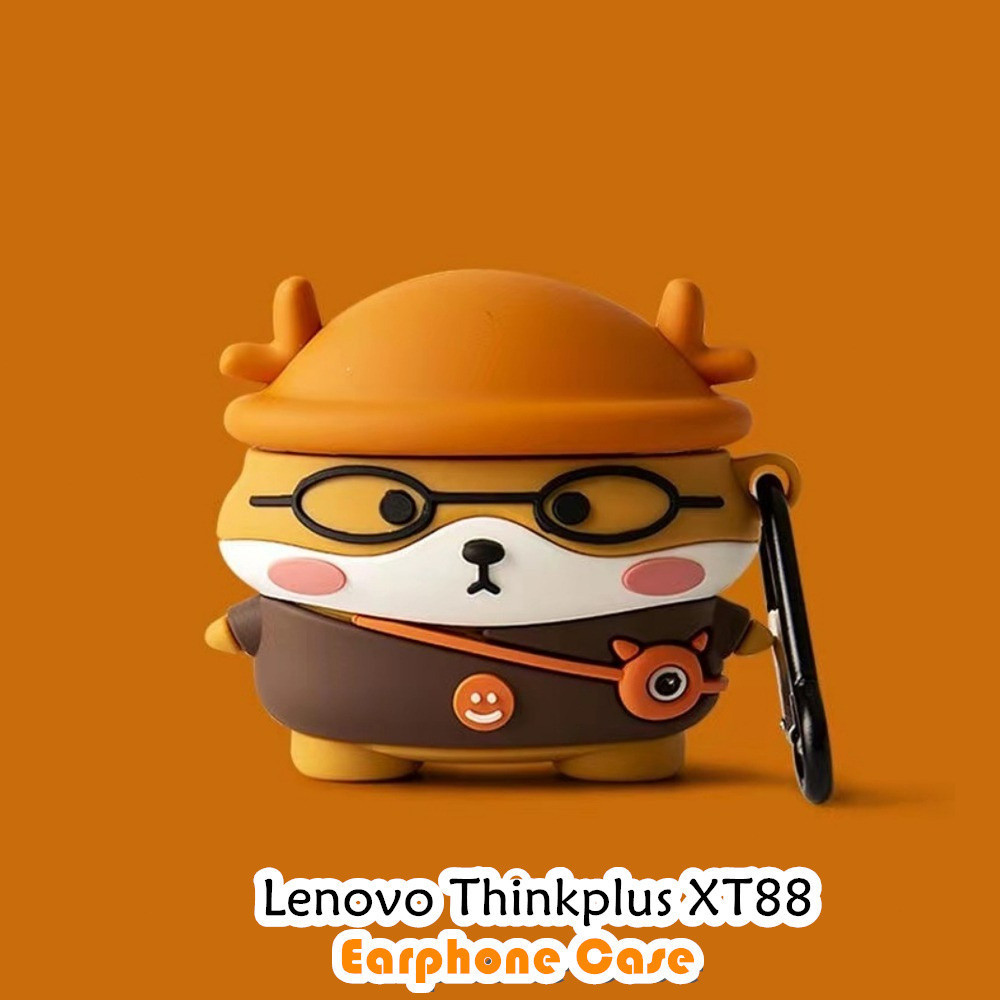 Distinctive Case Lenovo Thinkplus XT88 Casing Karakter Lucu Soft Silikon Kasus Telpon Telinga NO.2