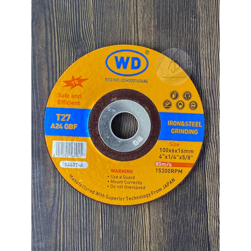 Batu WD TEBAL 4x6 / Batu Gerinda Poles / Batu Gurinda Poles TEBAL