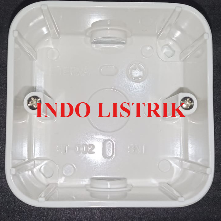 ETERNA OUTBOW DUS SAKLAR ET 002 ET002 OUT BOW OB KOTAK PUTIH 1 GANG ORIGINAL BERKUALITAS SNI UNTUK P