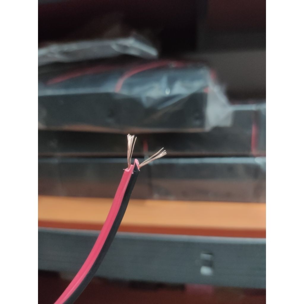 Kabel isi 2x10, Kabel Strip Kabel Led Kabel Serabut kabel NYZ 2x10 ELECTRON Kabel Murah Meter Merah 
