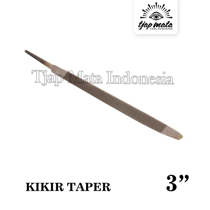 TJAP MATA / CAP MATA Kikir Taper Slim, Segitiga, Kikir Gergaji Kayu, Hand Saw 3"