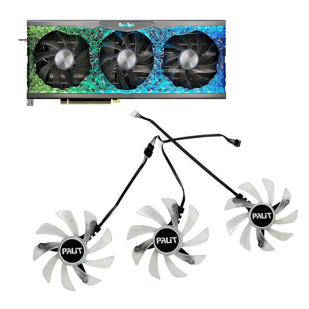 Cooling 90MM TH9215B2H RTX3070 RTX3080 RTX3090 Video Card Fan For Palit RTX 3090 3080 3070 3090Ti 30