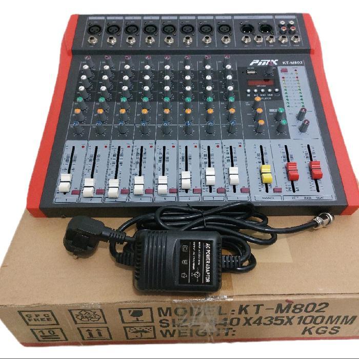 Mixer 8Channel KT M802 PMX Amplifier