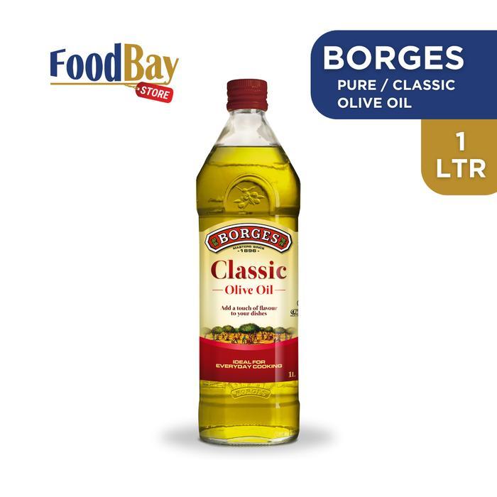 [DAPUR LIMBUK] BORGES - Classic Olive Oil 1L / Minyak Zaitun Pure 1 Liter