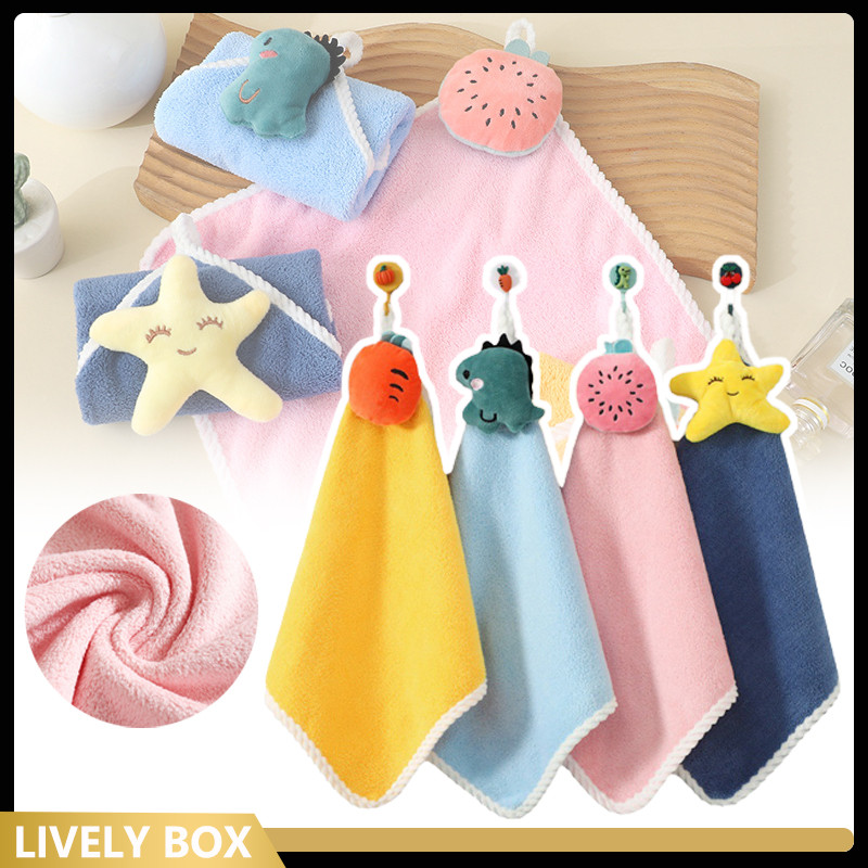 Lap Tangan Gantung Karakter 3D Kain Lap Dapur / Handuk Tangan Karakter 3D Lap Gantung Cendol Towel L