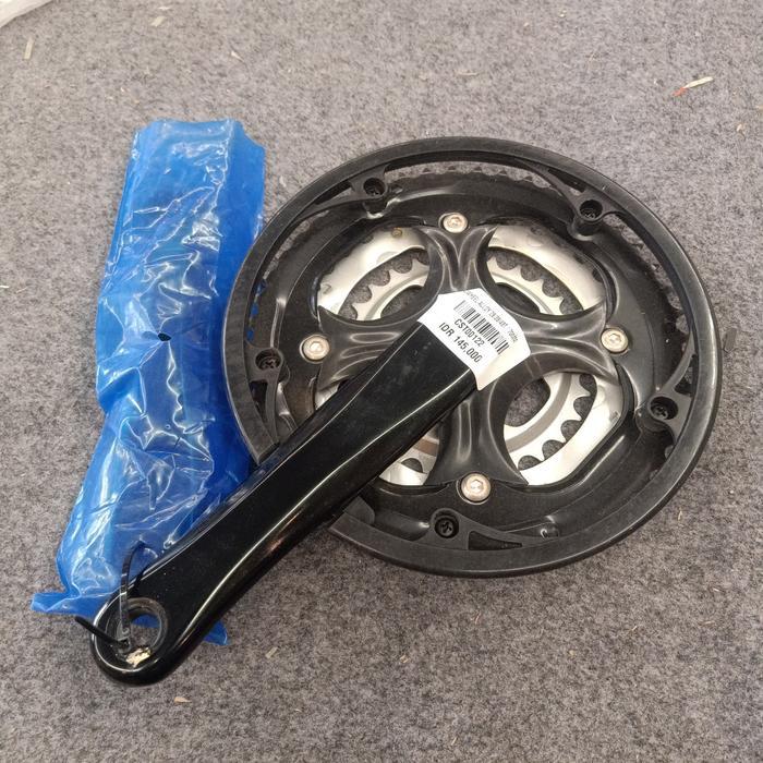 Crank sepeda Prowheel Taiwan Alloy 28/38/48T arm 170mm import