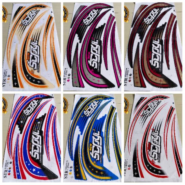 striping list body variasi SCOOPY FI 2013 2014 2015 2017 2018 THAILAND