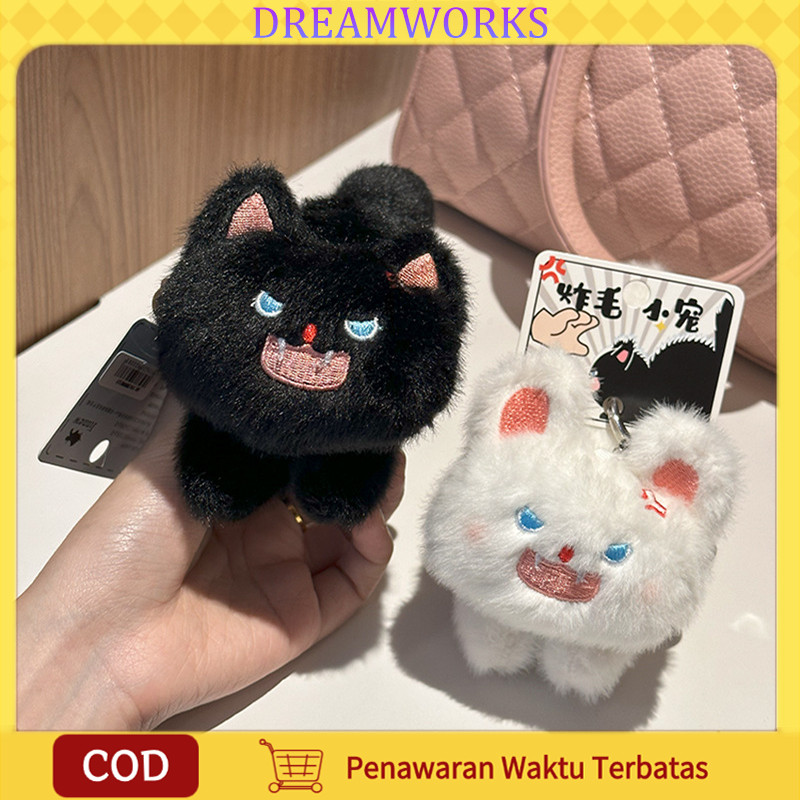Gantungan Kunci Boneka Kucing Marah Gantungan Kunci Tas Cinta Kucing Lembut Souvenir Kucing Lucu Gan