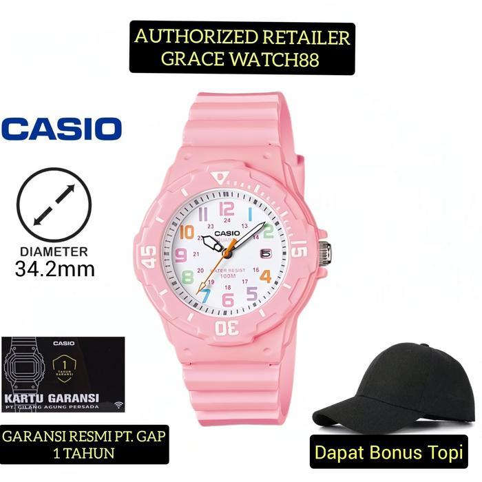 Jam tangan wanita casio Analog Lrw-200h-4b2vdf casio original lrw-200h-4b2 jam tangan anak anak casi