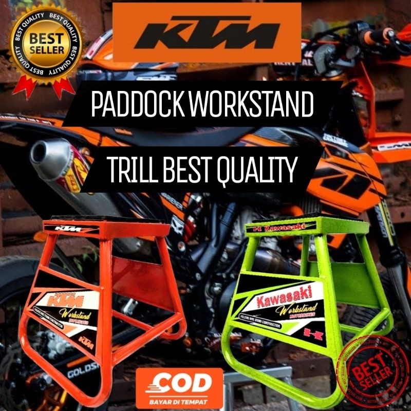[bengkel maria] PADDOCK TRAIL WORKSTAND STANDAR TRAIL UNIVERSAL