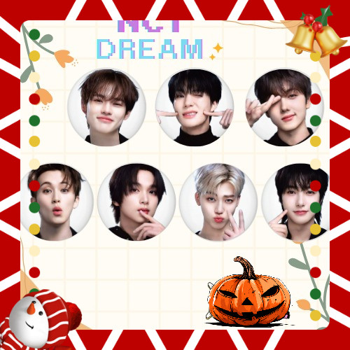 NCT DREAM Pin Bros BoyBand Korea Pin Kpop Pin Tas Aksesoris Pakaian Topi