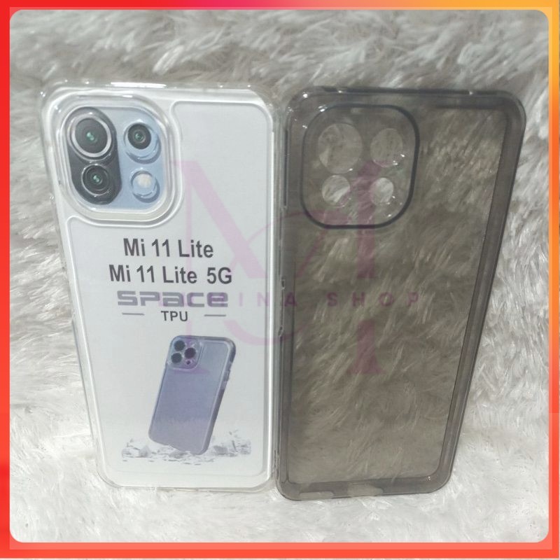 SALE Softcase Casing Xiaomi Mi 11 Lite/Mi 11 Lite 5G Case silikon Clear Bening transparan Space Tran