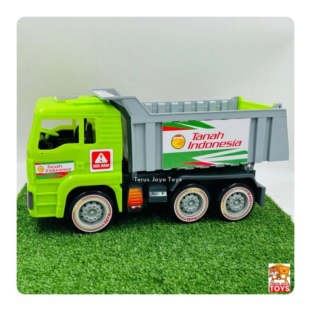 TerusJayaToys Mainan Mobil Dump Truk Besar / Mobil truk sampah
