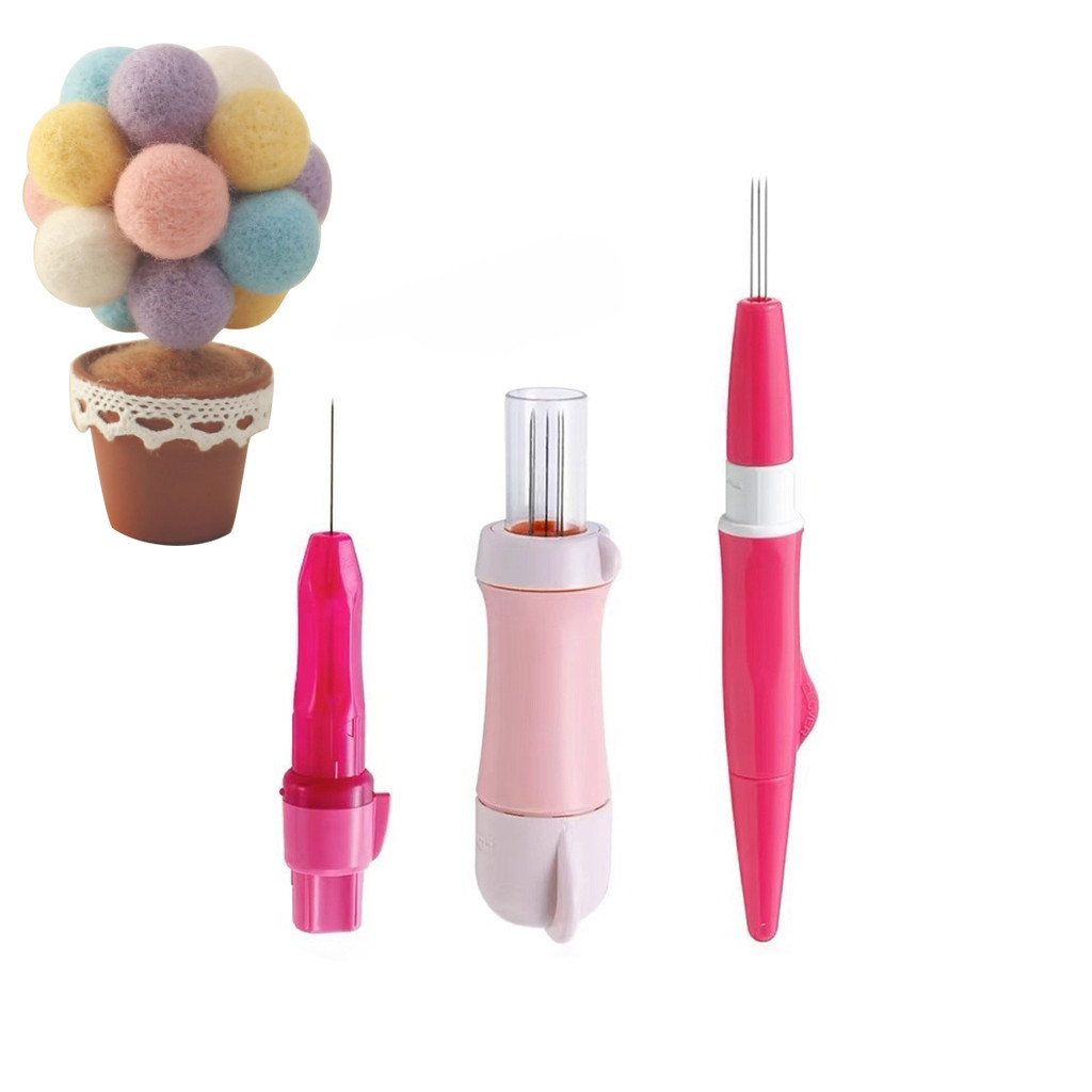 3Pcs Felting Needle Tool, Pen Style Needle Felting, Handmade Wool Felt Needle Tools, Felting Starter