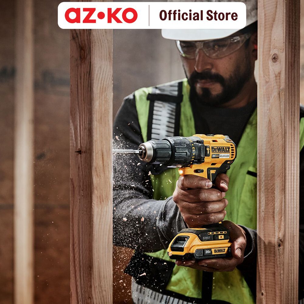 AZKO Dewalt Bor Impact Cordless 20V DCD7781D2-B1 - Kuning/Hitam Impact Drill CordlessAlat Pembuat Lu