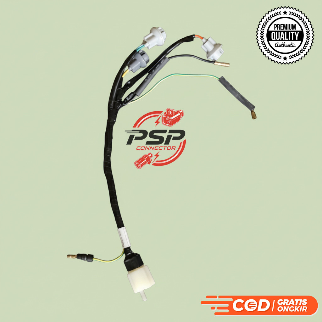 FITING PITING SOKET SOCKET LAMPU BELAKANG SUPRA X 125 FI ORIGINAL