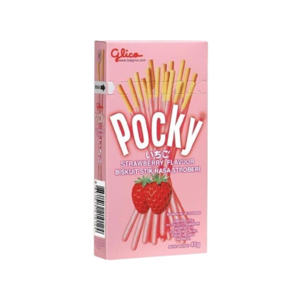 Pocky Biskuit Stick Strawberry 45 gr