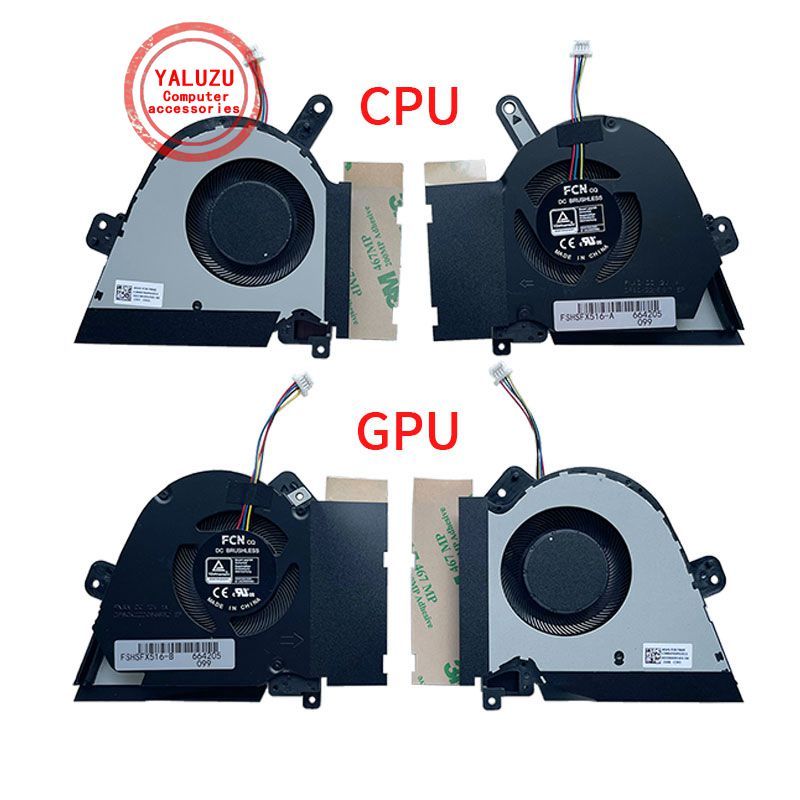 NEW Laptop CPU GPU Cooling Fan For ASUS TUF Dash F15 FX516 FX516P FX516PE FX516PR FX516PC FX516PM Ai