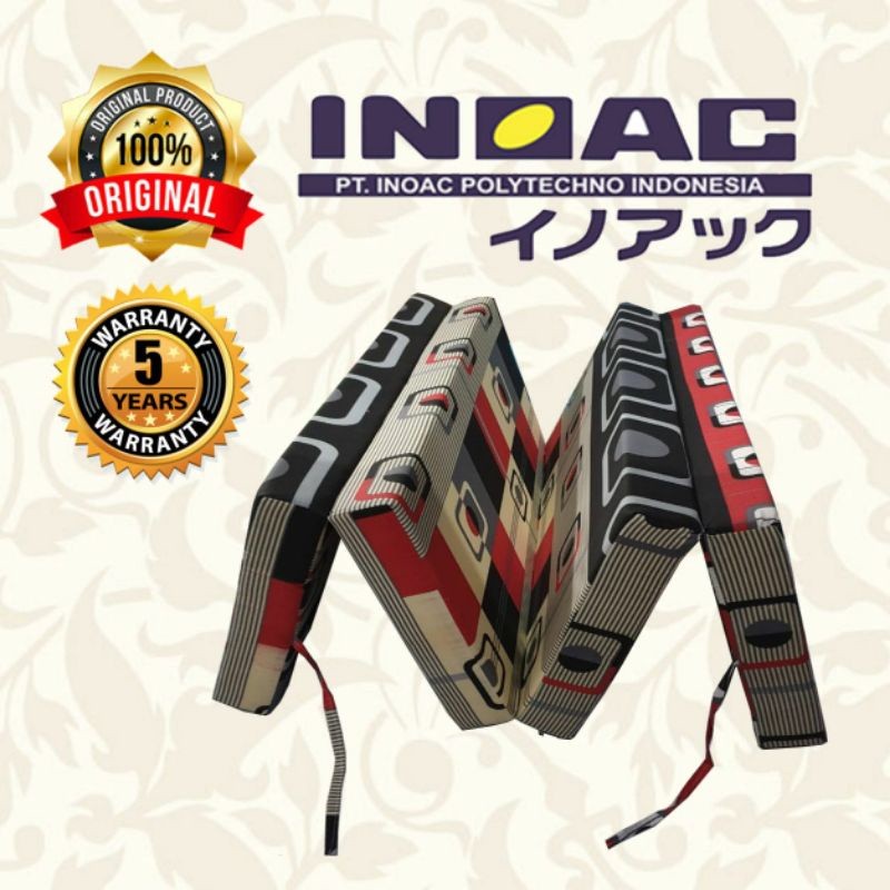 kasur busa lipat inoac 200x90x10cm