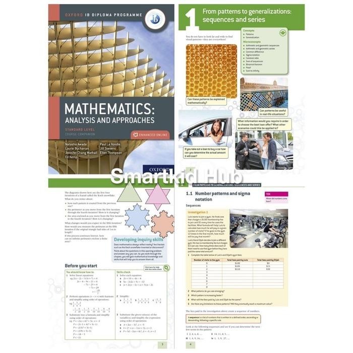 (BUKU FISIK) Oxford IB Diploma Programme Mathematics Analysis and Approaches Applications and Interp