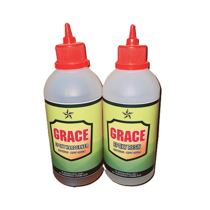 Ltech.LEM EPOXY RESIN HARDENER GRACE BOTOL | LEM KAYU EPOXY SET 2 KOMPONEN