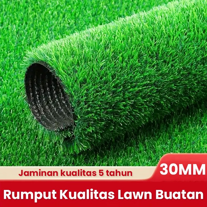 Ready Stock 2m*5m Matras Rumput Buatan Rumput Plastik Sintetis Perlindungan Matahari Dekorasi Lantai