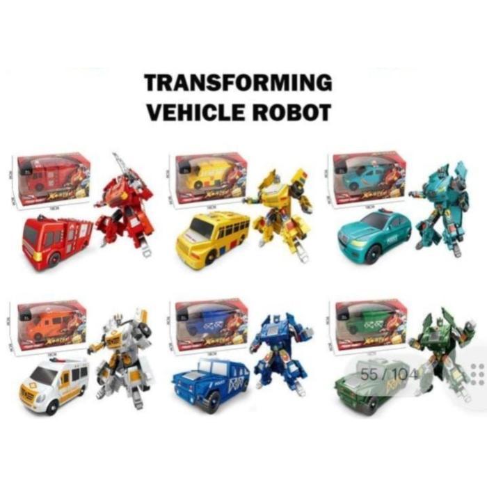 MAINAN ROBOT 2 IN 1| MINI TRANSFORMING VEHICLE ROBOT MOBIL BERUBAH JADI ROBOT