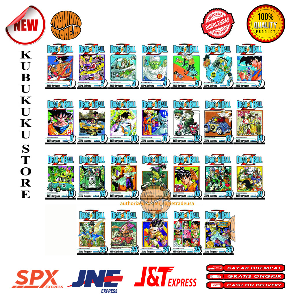 Komik Dragon Ball Z, Vol. (1-26) Fullset
